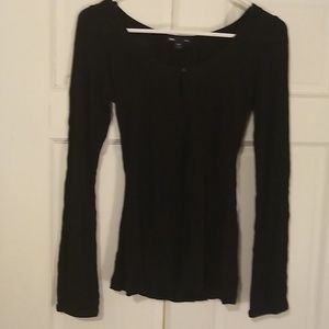 Long sleeve black shirt from Gap